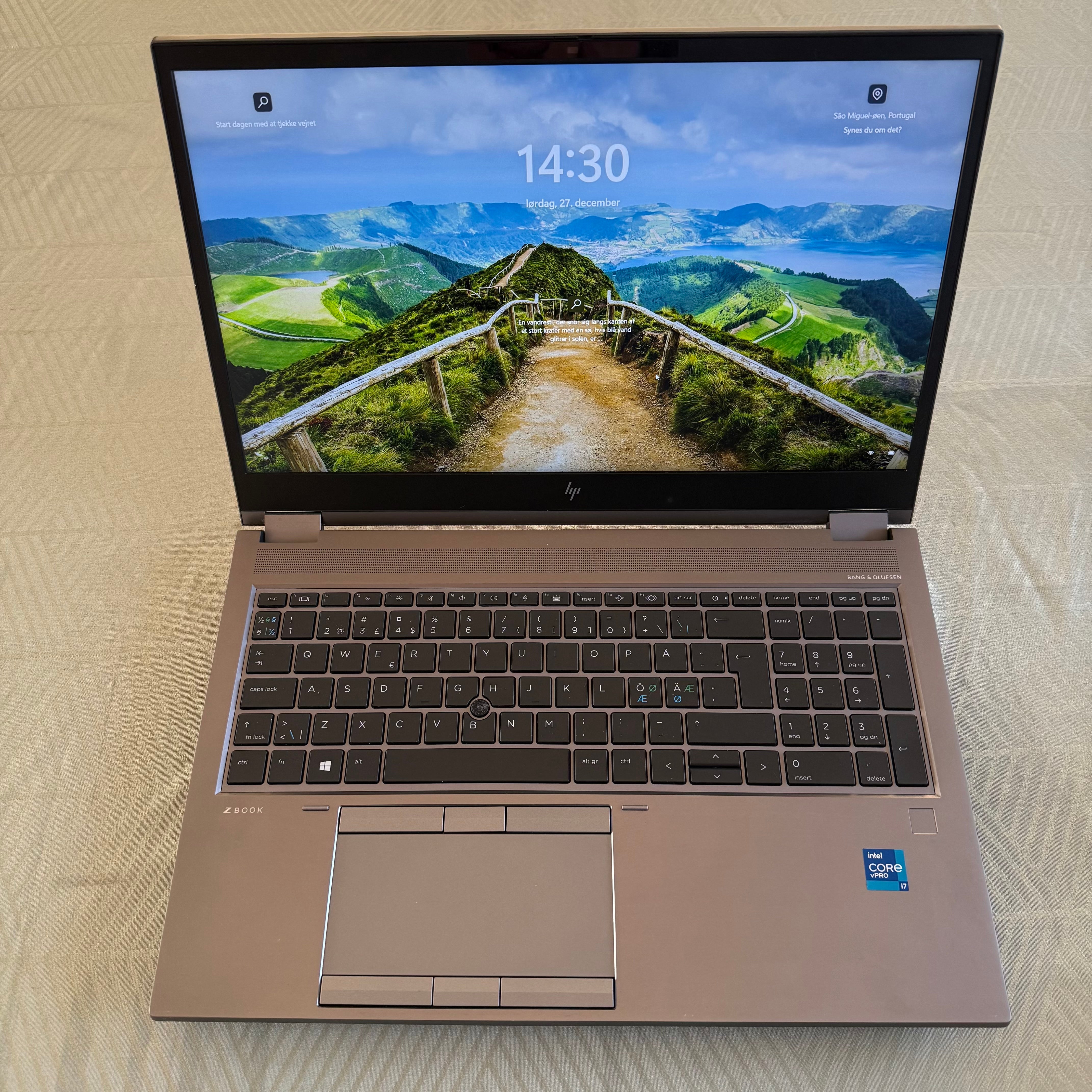 HP ZBook Fury G8 15.6" | i7-11850H | 32GB | 1TB SSD | RTX A3000 | Renoveret