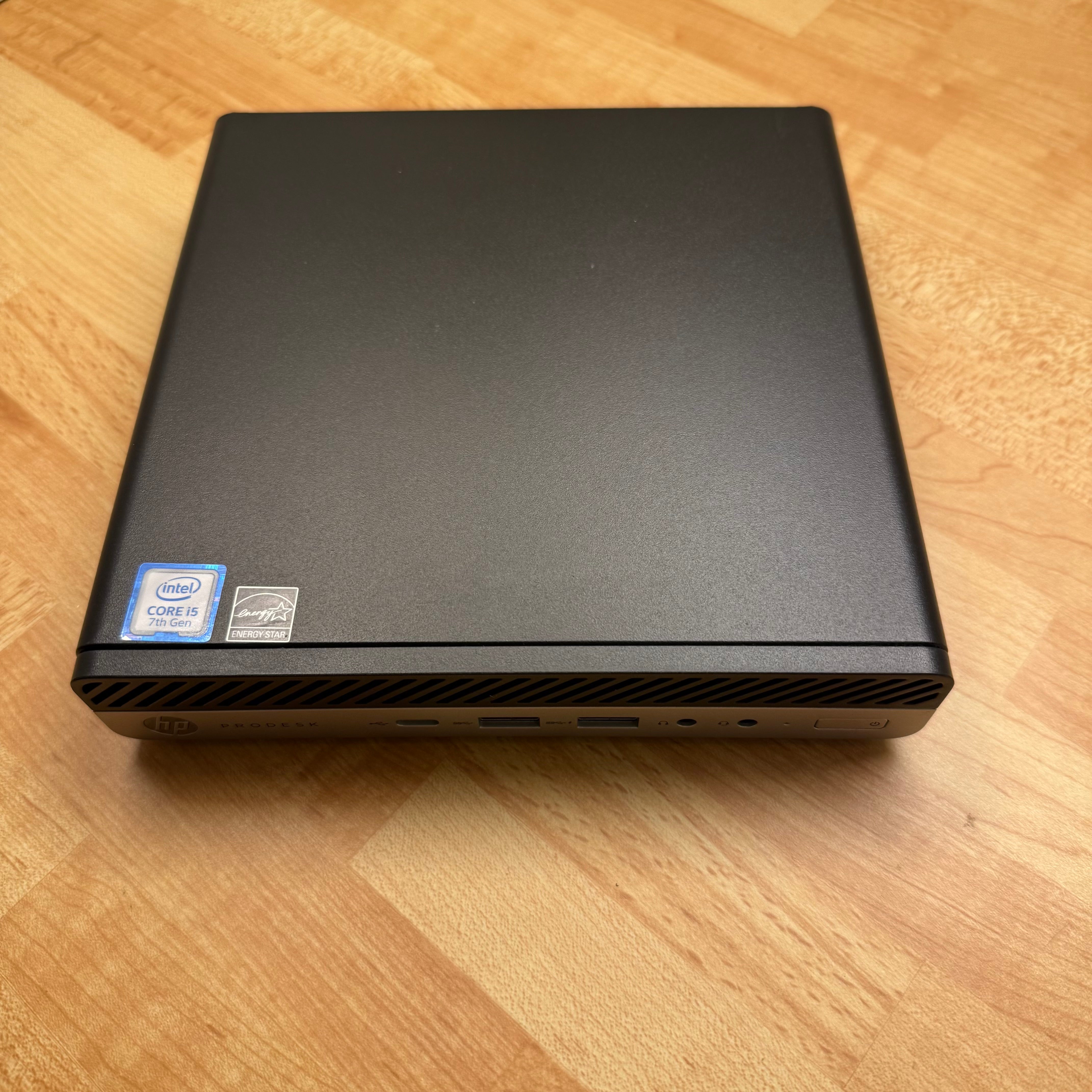 HP ProDesk 600 G3 Desktop Mini | i5-7500T | 8GB | 256GB SSD | Renoveret