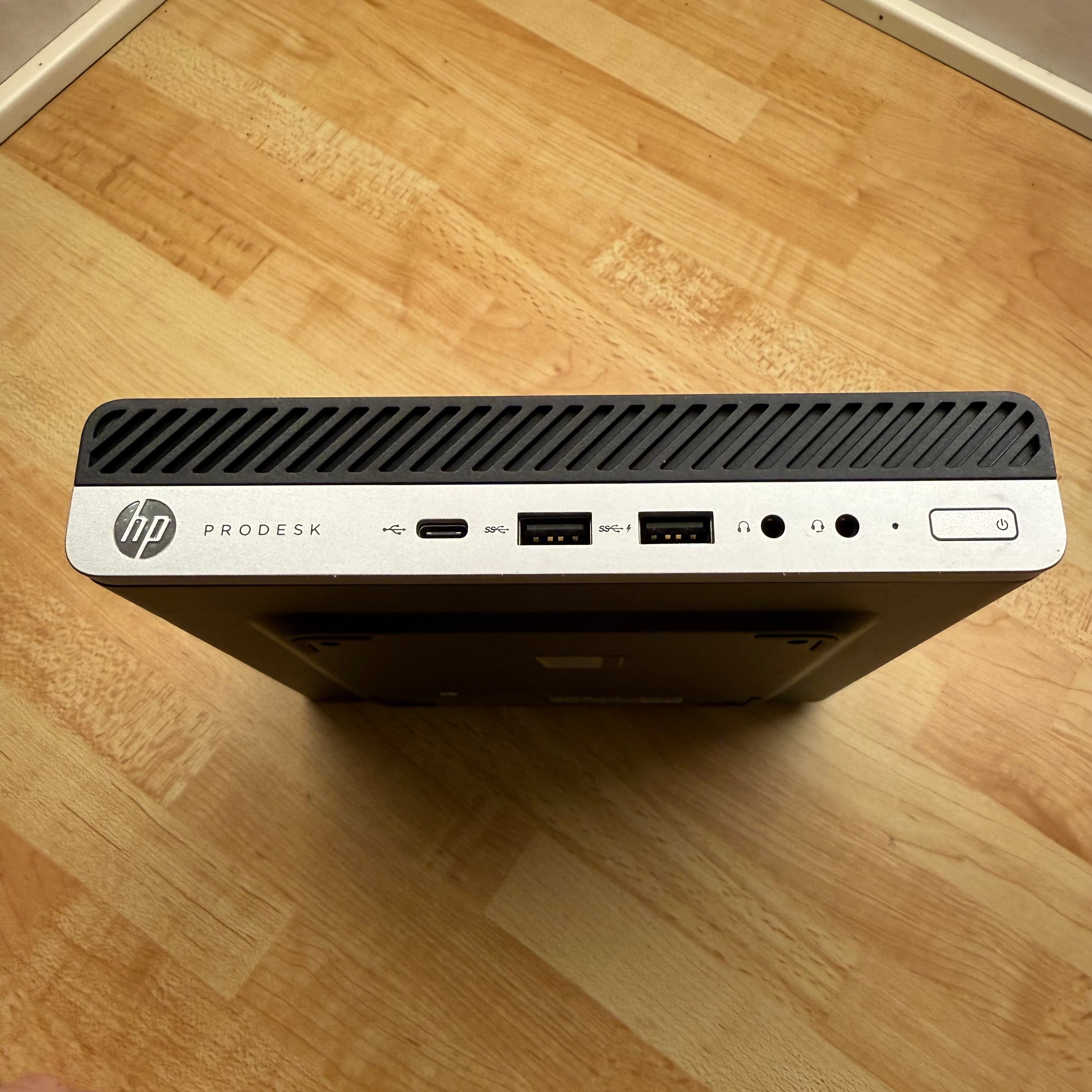 HP ProDesk 600 G3 Desktop Mini | i5-7500T | 8GB | 256GB SSD | Renoveret