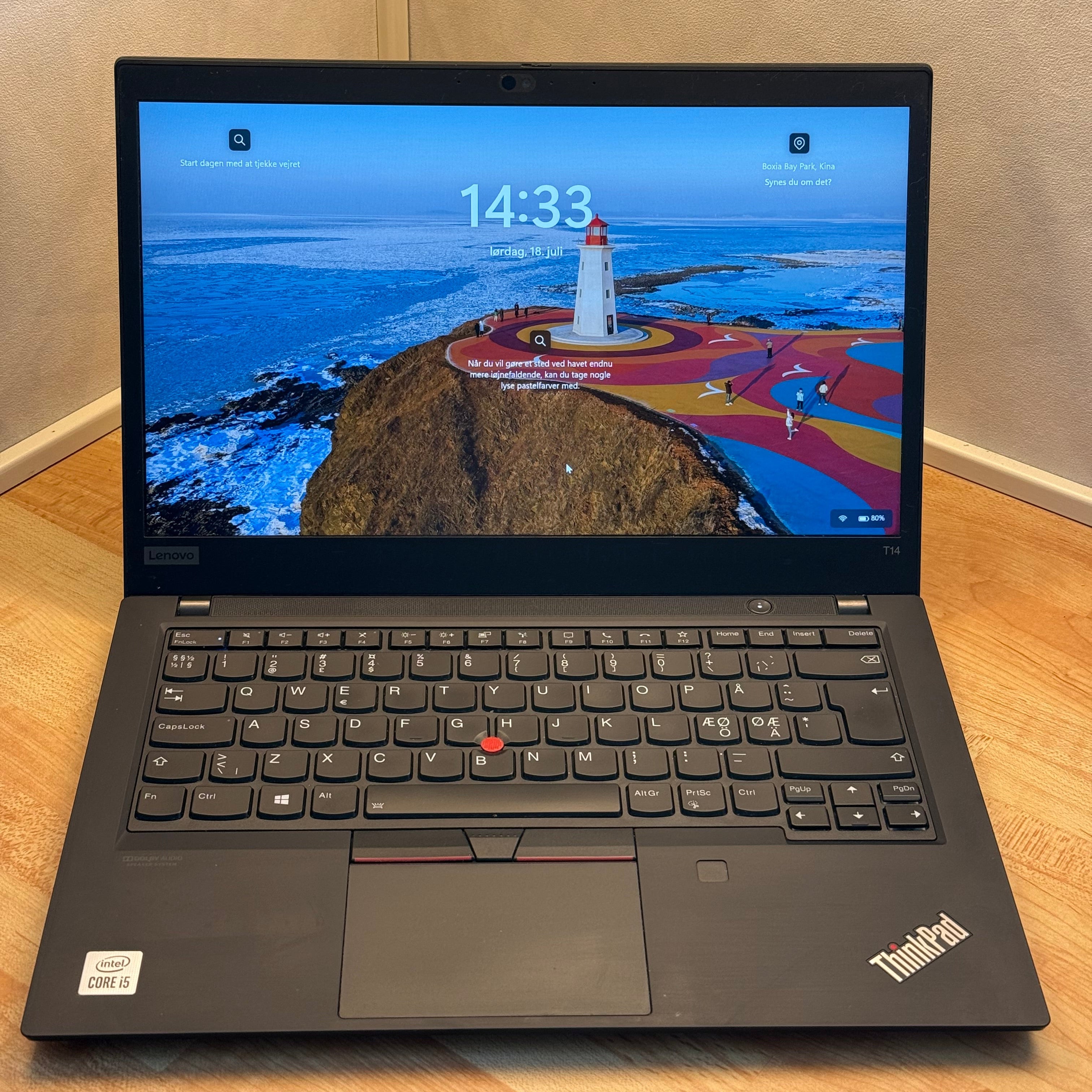 Lenovo ThinkPad T14 Gen 1 | i5-10210U | 16GB | 512GB SSD | Renoveret