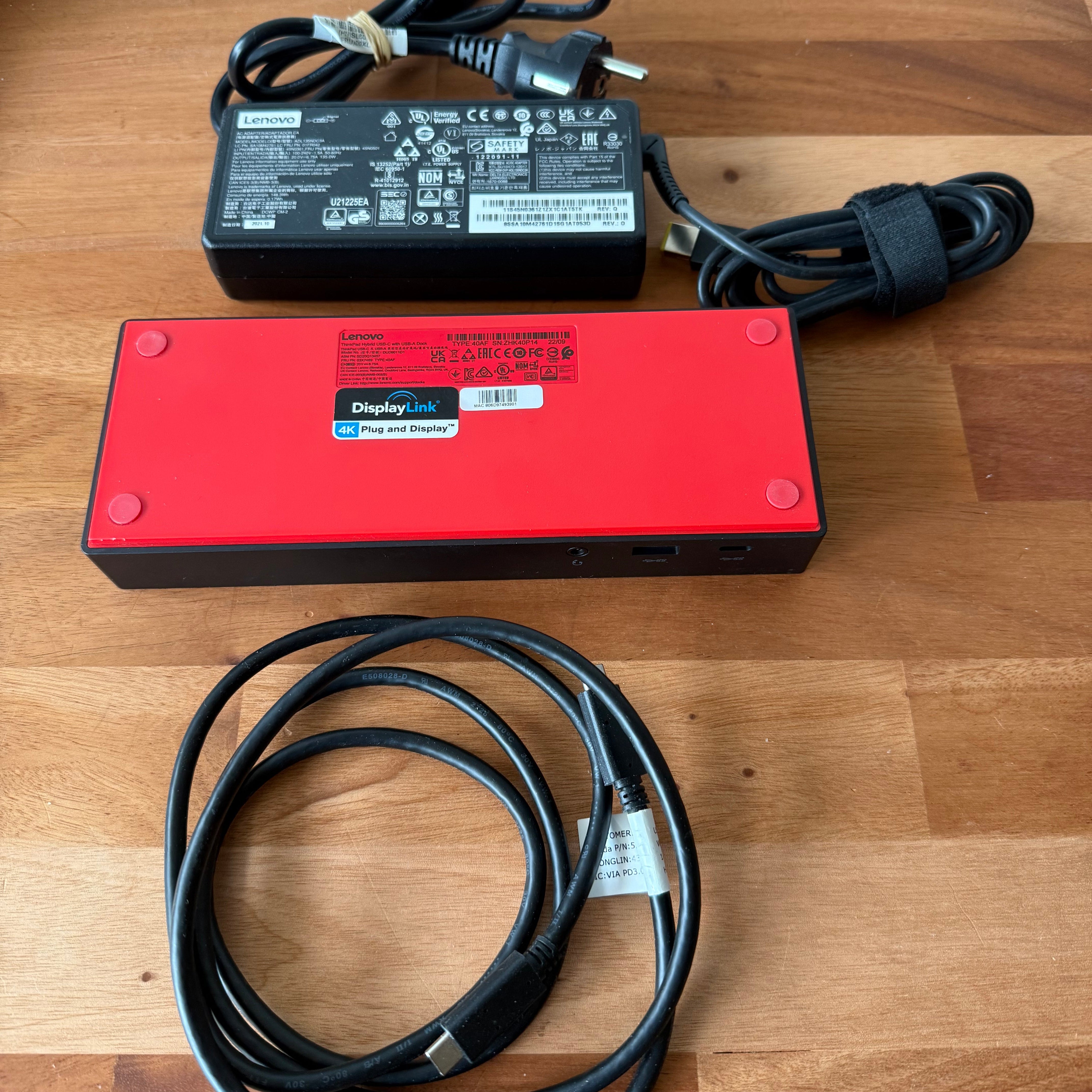 Lenovo ThinkPad Hybrid USB-C Dock