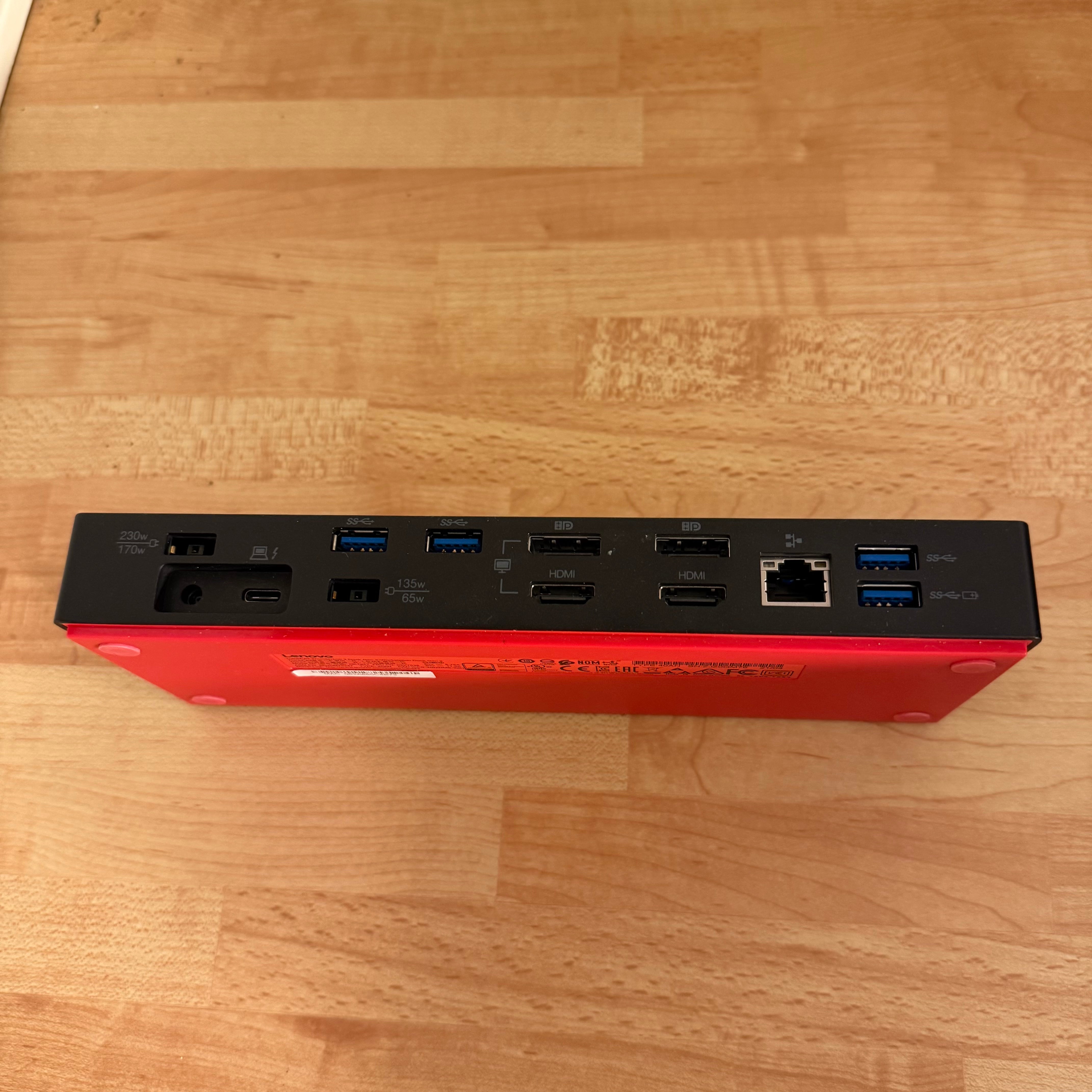 Lenovo ThinkPad Thunderbolt 3 Dock Gen 2 | 135W | Renoveret