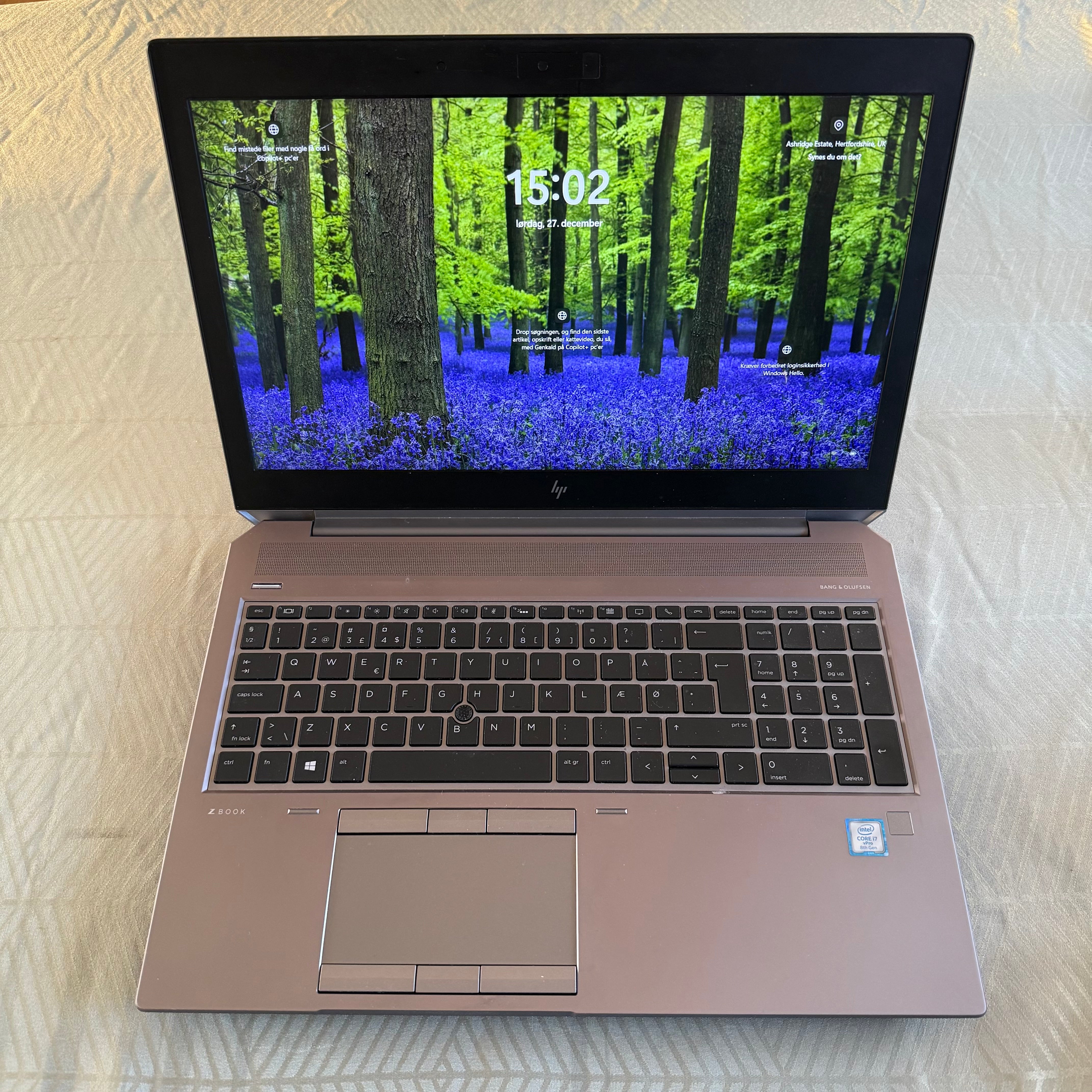 HP ZBook 15 G5 15.6" | i7-8850H | 32GB | 512GB SSD | Quadro P2000 | Renoveret