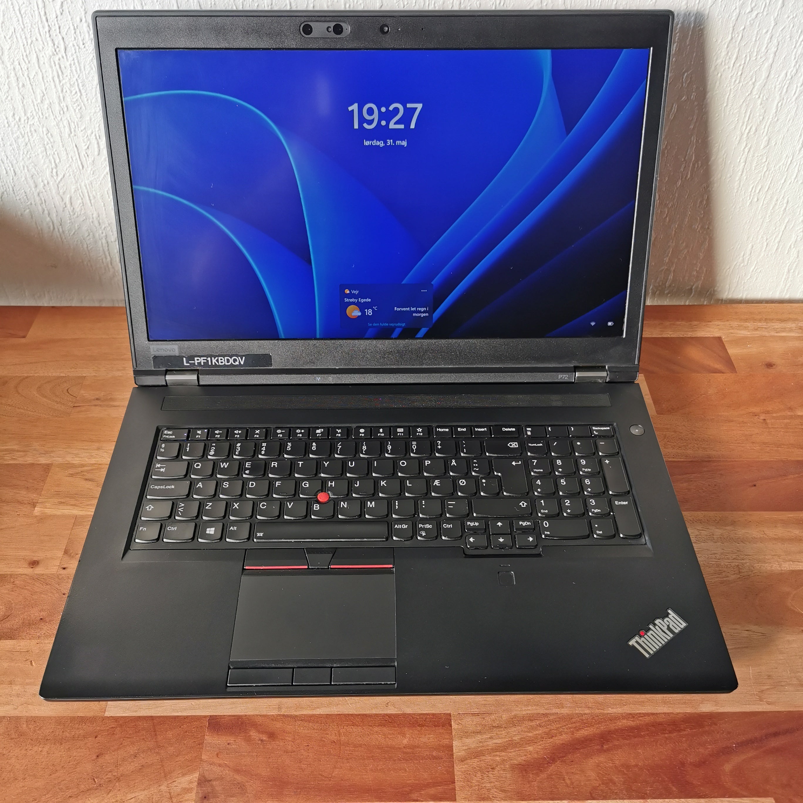 Lenovo Thinkpad P72 17.3" | i7-8850H | 64GB | 1TB SSD | 4K grafik