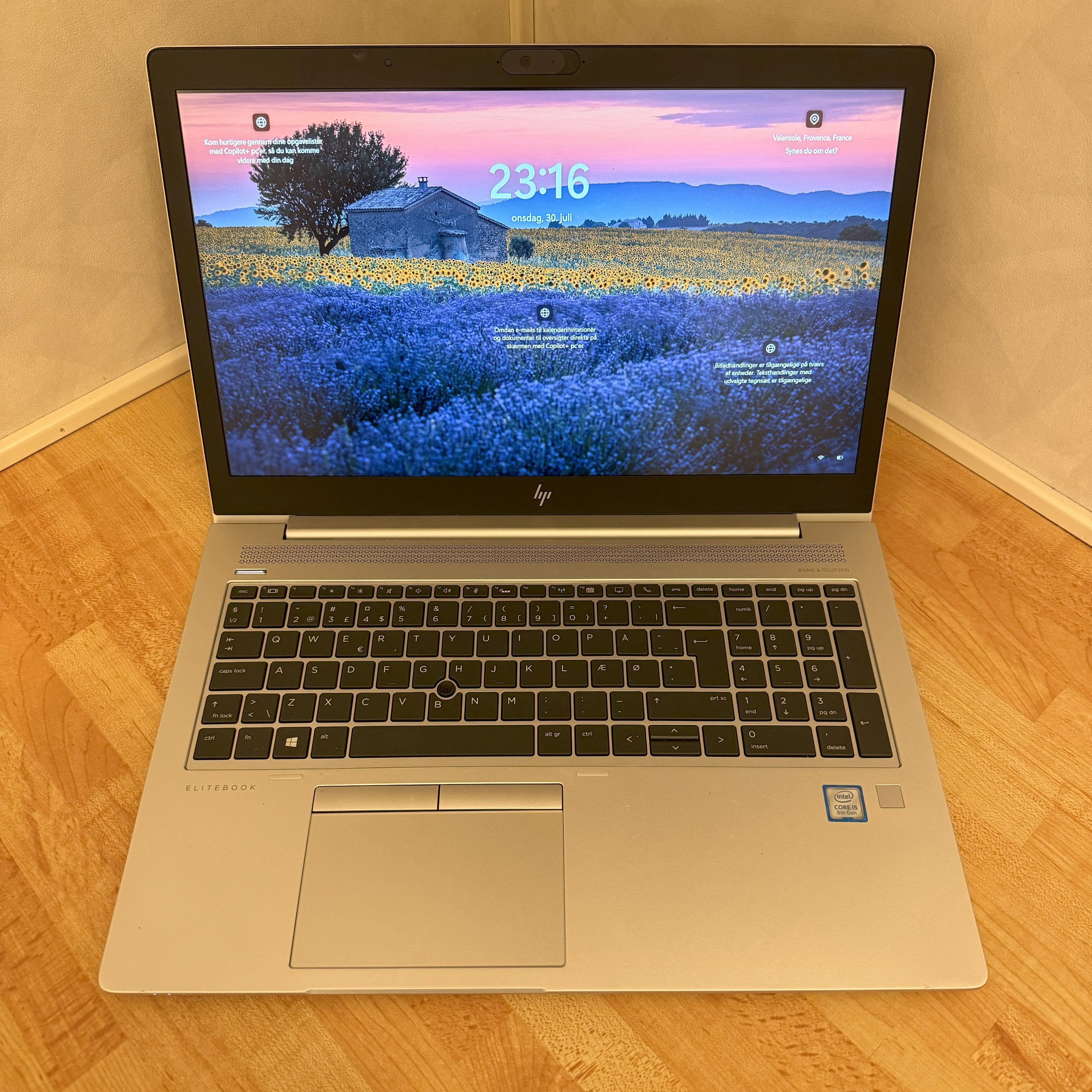 HP EliteBook 850 G5 | i5-8250U | 8GB | 256GB SSD | Renoveret