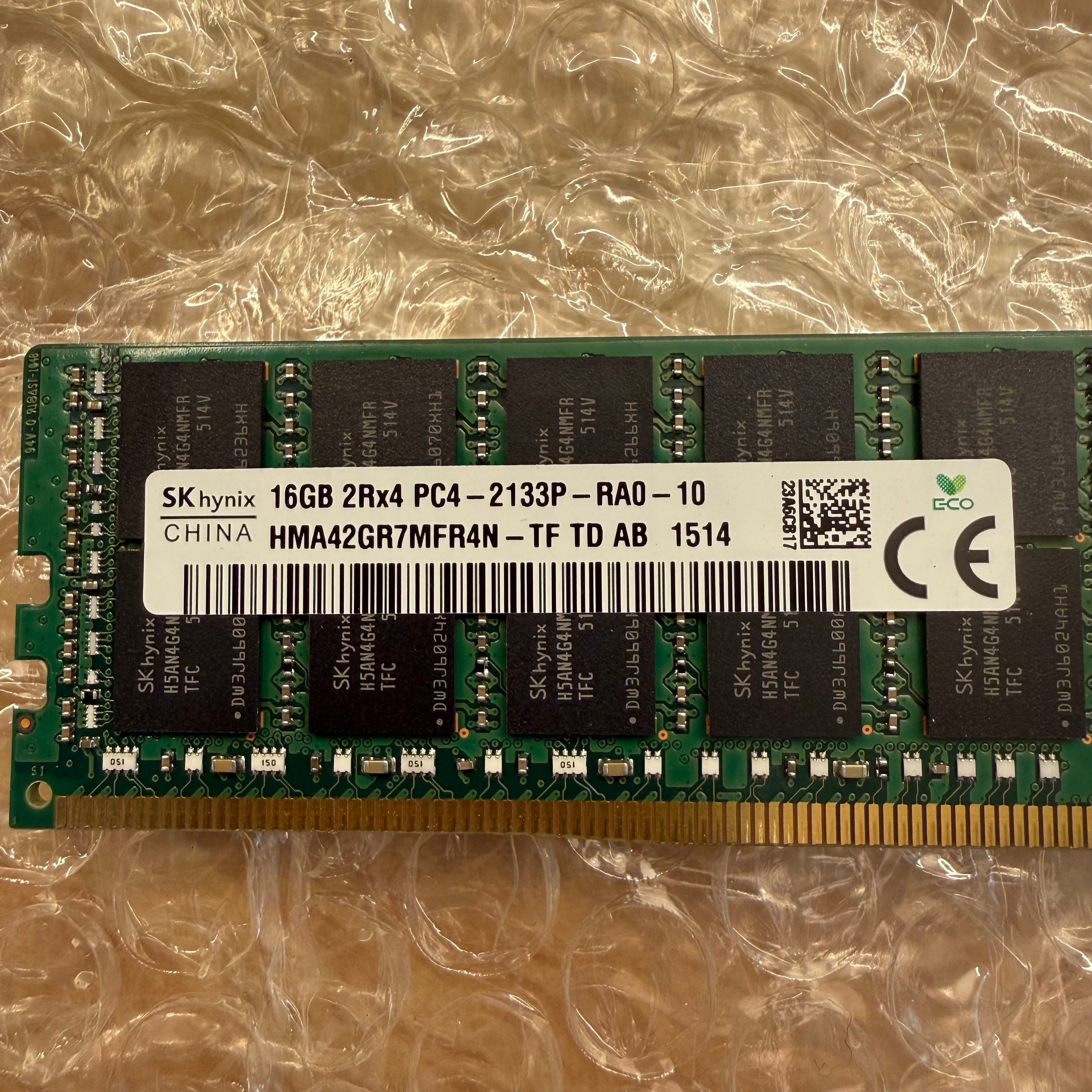 Hynix 16GB DDR4 2Rx4 PC4-2133P RDIMM ECC