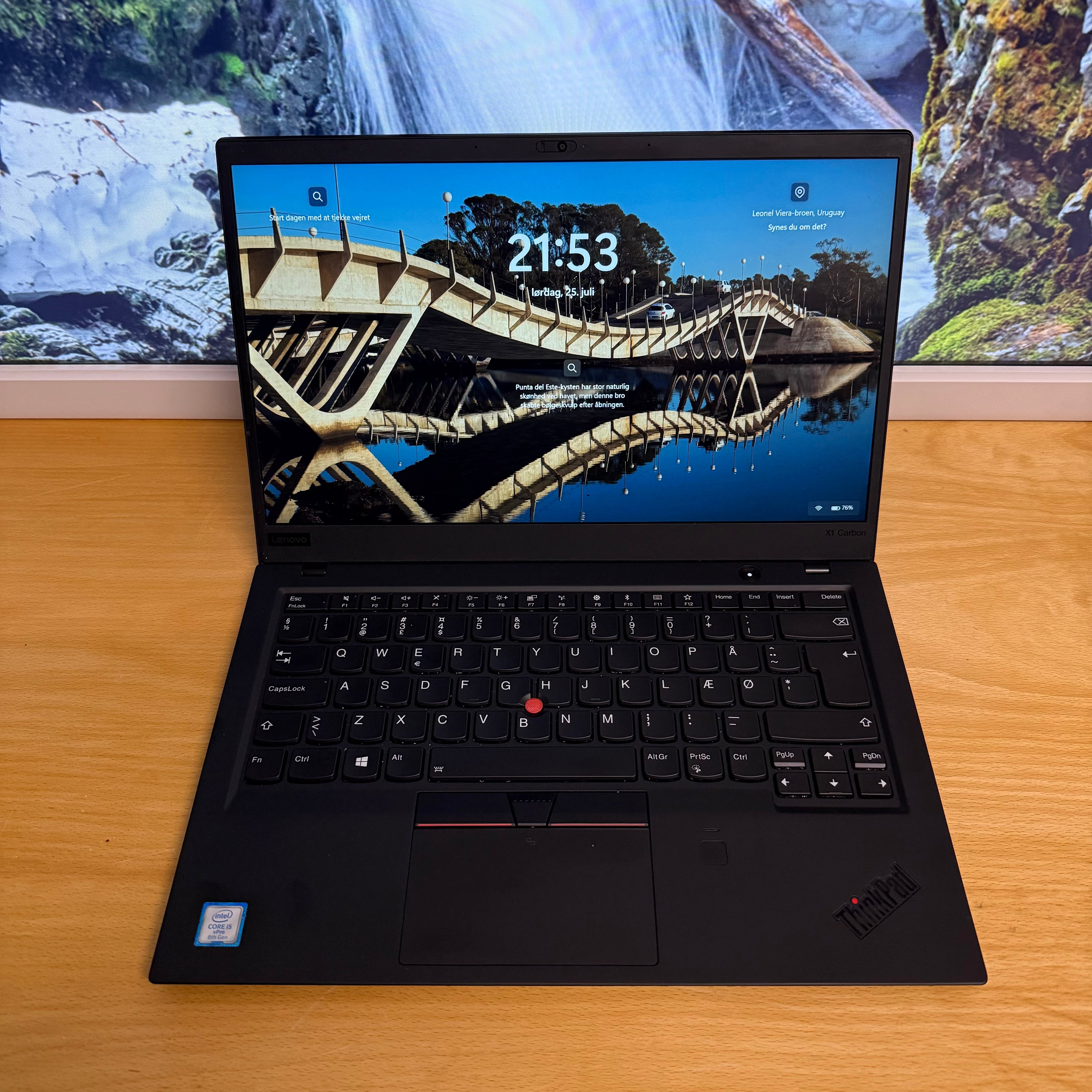 Lenovo ThinkPad X1 Carbon 6th Gen | i5-8350U | 16GB | 256GB SSD | Renoveret