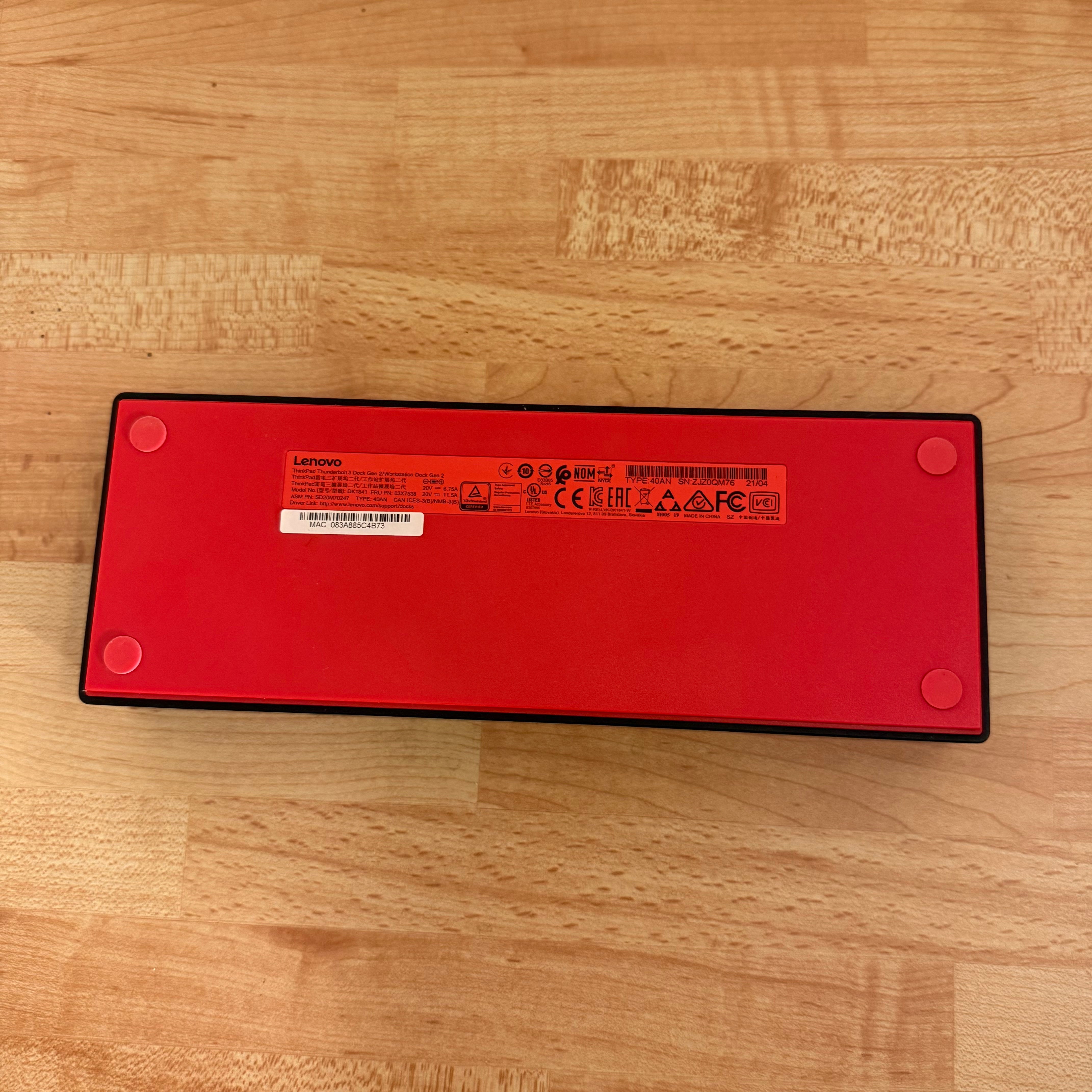 Lenovo ThinkPad Thunderbolt 3 Dock Gen 2 | 135W | Renoveret